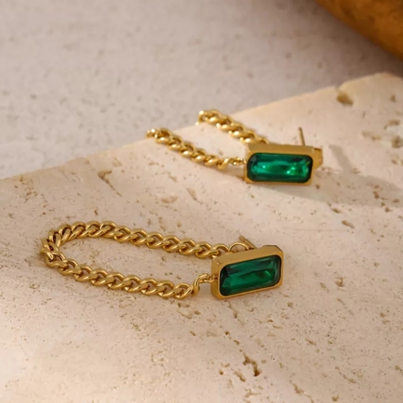 Fashion Chain Earrings - Picture 5 of 8